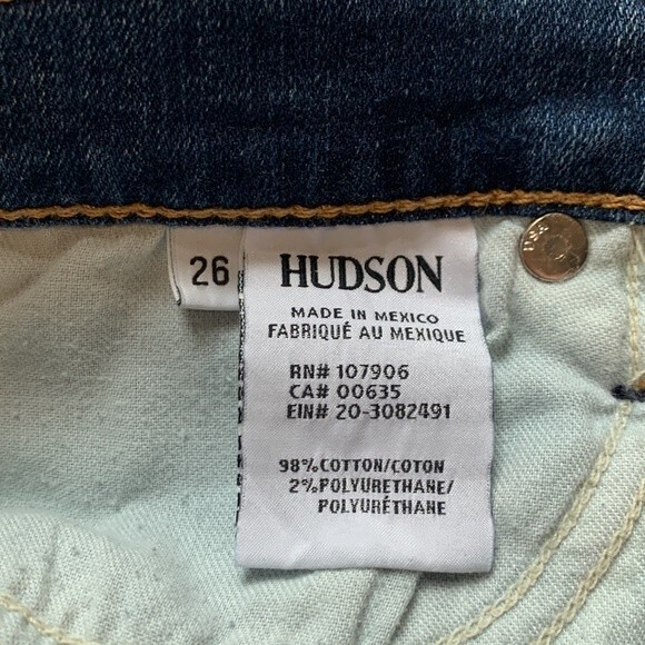 NWOT Hudson | Nico Midrise Super Skinny Jeans 26 - Picture 9 of 12